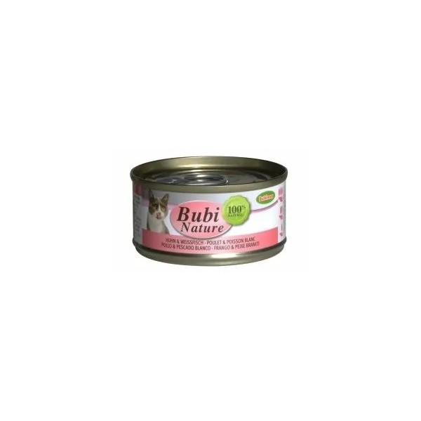PATEE BUBI NATURE pour chat au poulet et poisson blanc 70g BUBIMEX-DOGFRENCHTOUCH