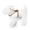 HARNAIS pour chien ECOSSAIS beige cuir de veau CAMON