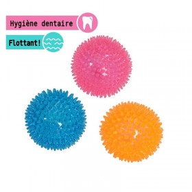 JOUET pour chien BALLE sonore AVEC PICOTS CAMON - DOGFRENCHTOUCH