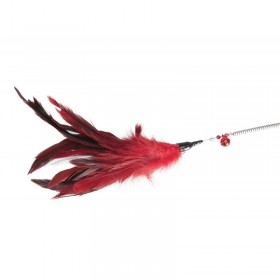 CANNE A PECHE pour chat avec RESSORTS et PLUMES CAMON-DOGFRENCHTOUCH