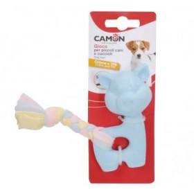 JOUET pour chiot CHIOT sonore avec tresse en coton CAMON