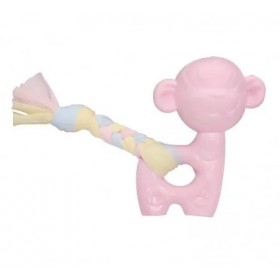 JOUET pour chiot avec TRESSE en coton sonore CAMON-DOGFRENCHTOUCH