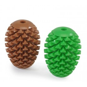 JOUET ET DISTRIBUTEUR FRIANDISES pour chien forme POMME DE PIN CAMON-DOGFRENCHTOUCH