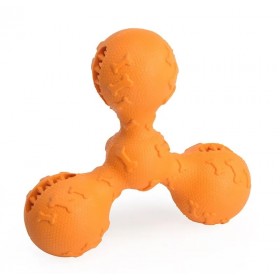 JOUET ET DISTRIBUTEUR FRIANDISES pour chien CAOUTCHOUC CAMON-DOGFRENCHTOUCH