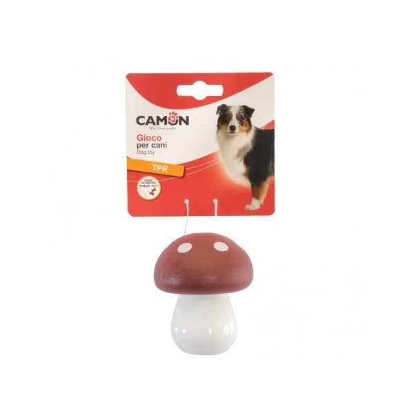 JOUET ET DISTRIBUTEUR FRIANDISES pour chien CHAMPIGNON CAMON-DOGFRENCHTOUCH