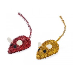 LOT DE 2 JOUETS pour chat SOURIS DE NOËL BEEZTEES