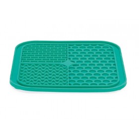 TAPIS A LECHER pour chien carré vert BEEZTEES