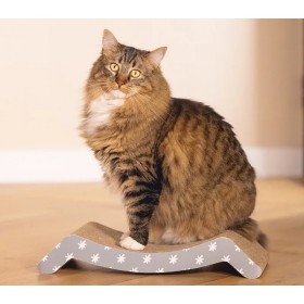 GRIFFOIR pour chat VAGUE STAR gris BEEZTEES - DOGFRENCHTOUCH