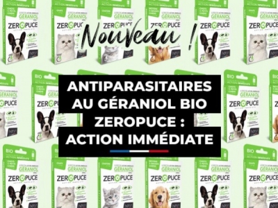 ANTIPARASITAIRES AU GERANIOL : UNE ACTION IMMEDIATE