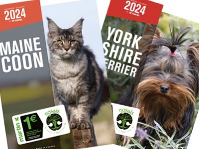 LES CALENDRIERS 2023-2024 POUR CHIENS ET CHATS SONT ARRIVES!