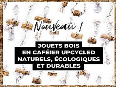 JOUETS POUR CHIENS 100% NATURELS, ECOLOGIQUES ET DURABLES